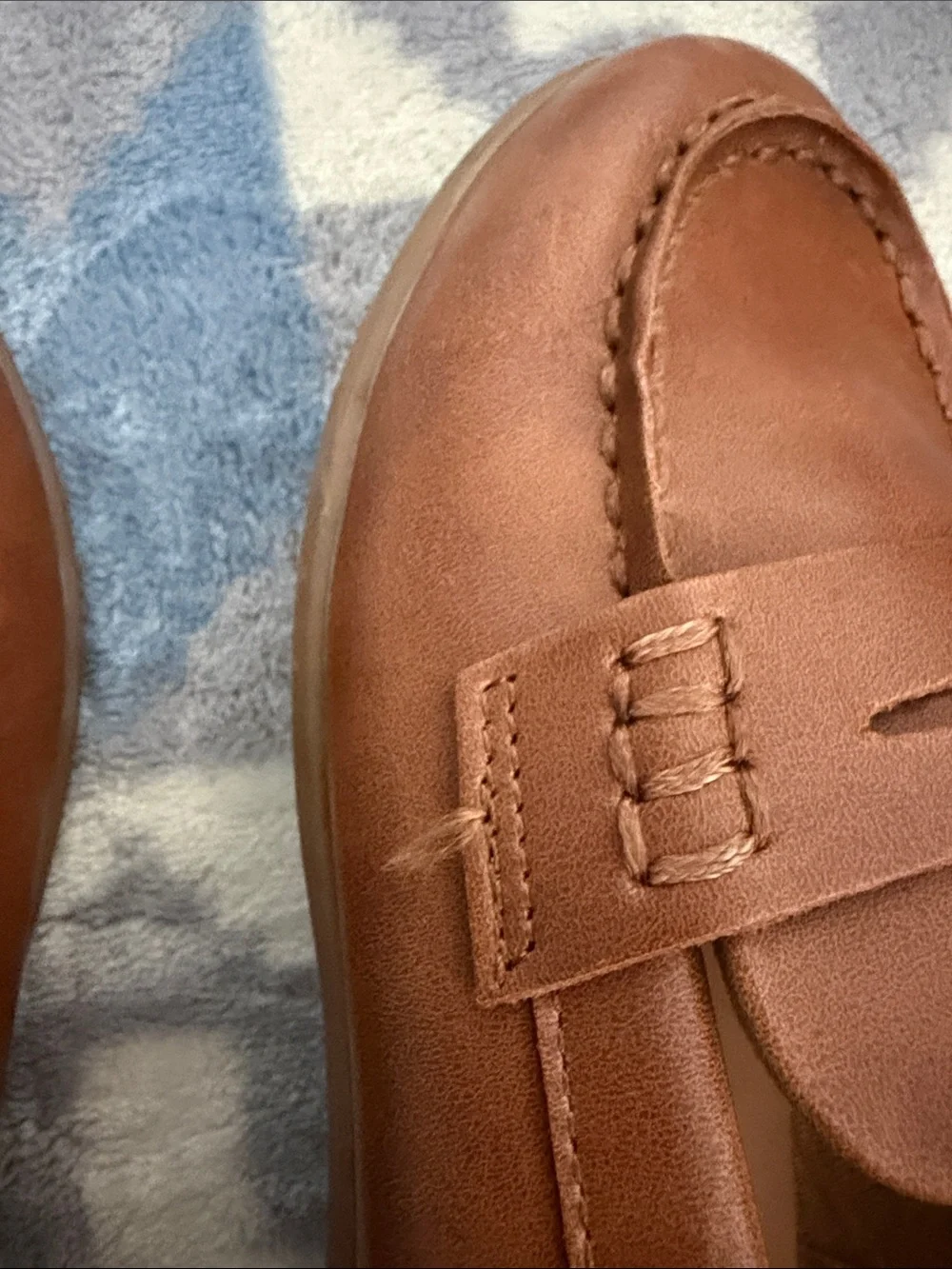 J. Crew Kids Brown Leather Penny Loafers